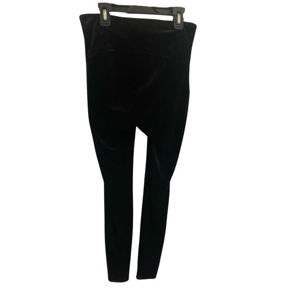 SPANX Black Velvet Leggings Size Large - Picture 8 of 12